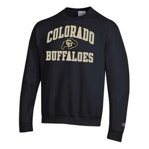 Champion Black Crewneck Colorado Buffaloes Sweater
